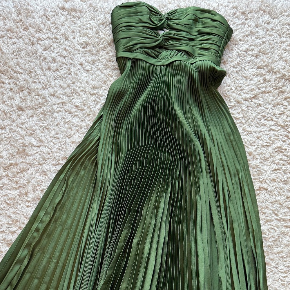 Eileen Olive Green Gown